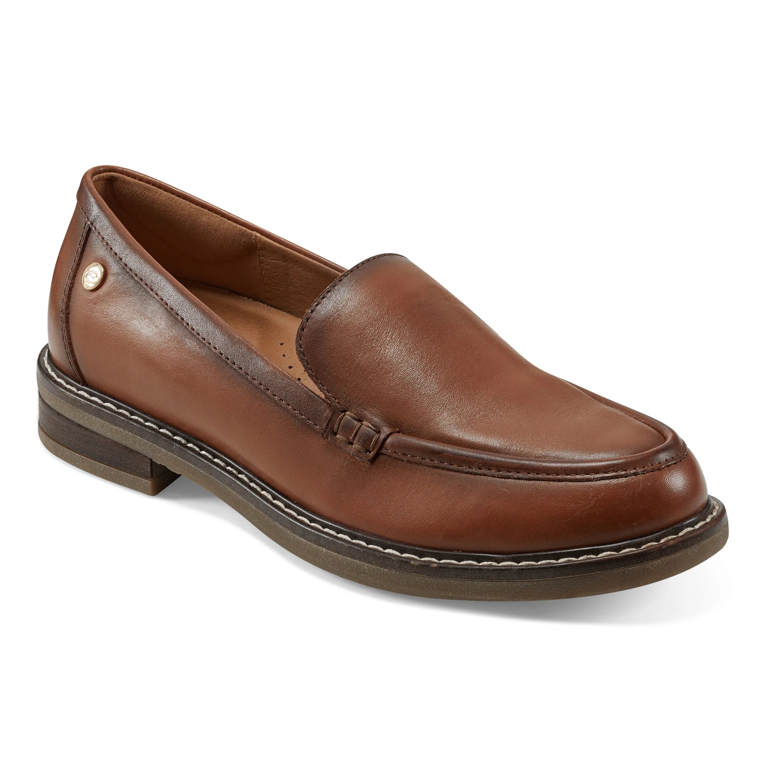 Functional Comfort Shoes Deals Easy Spirit Jaylin Loafer Medium Brown Women's