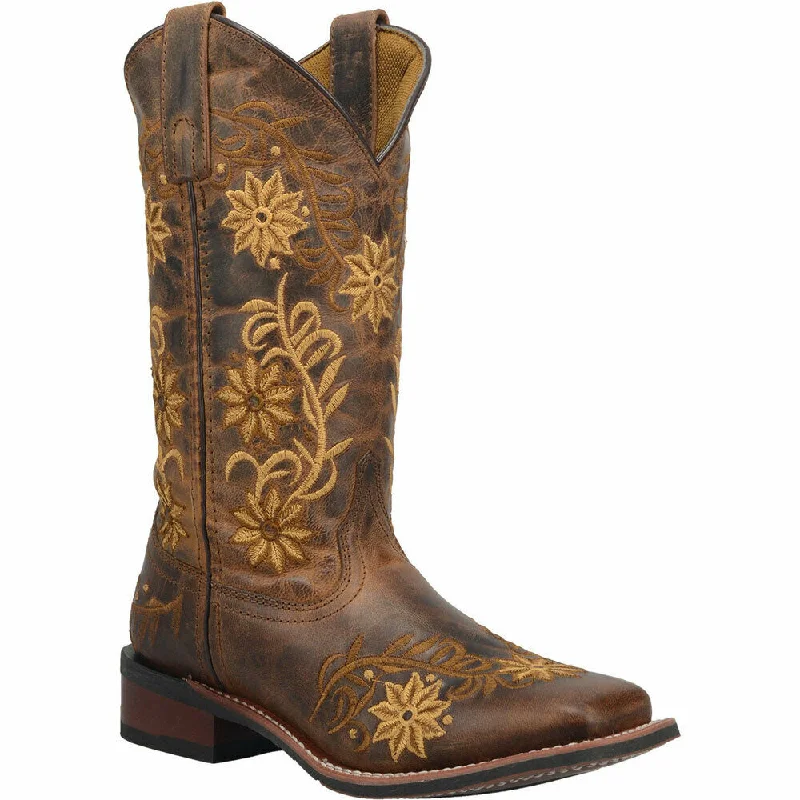 Weekend Exclusive Laredo Ladies Brown Secert Garden Square Toe Boot 5822
