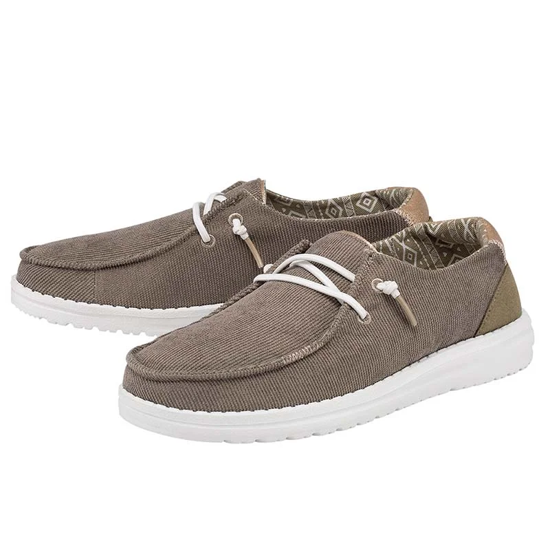 Women's Business Casual Shoes Womens Wendy Corduroy in Chestnut