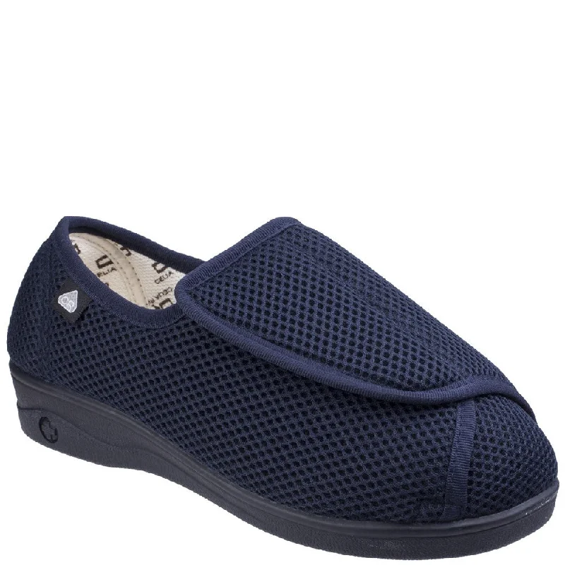 Sleek Dress Shoes Deal Celia Ruiz 300 Touch Fastening Slipper Wide Fit
