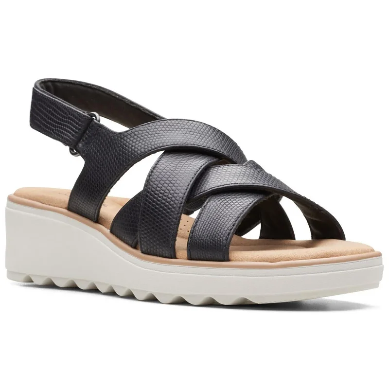 Comfortable Walking Shoes Clarks Womens Jillian Spring Leather Criss-Cross Strappy Sandals Comfortable Walking Shoes Clarks Womens Jillian Spring Leather Criss-Cross Strappy Sandals
