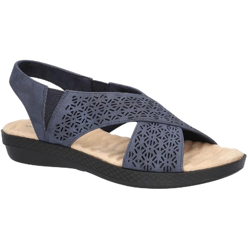 Fashion Deal Claudia Womens Faux Leather Slingback Sandals