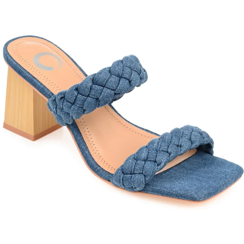 Sale For Women Journee Collection Womens Laceless Denim Block Heel