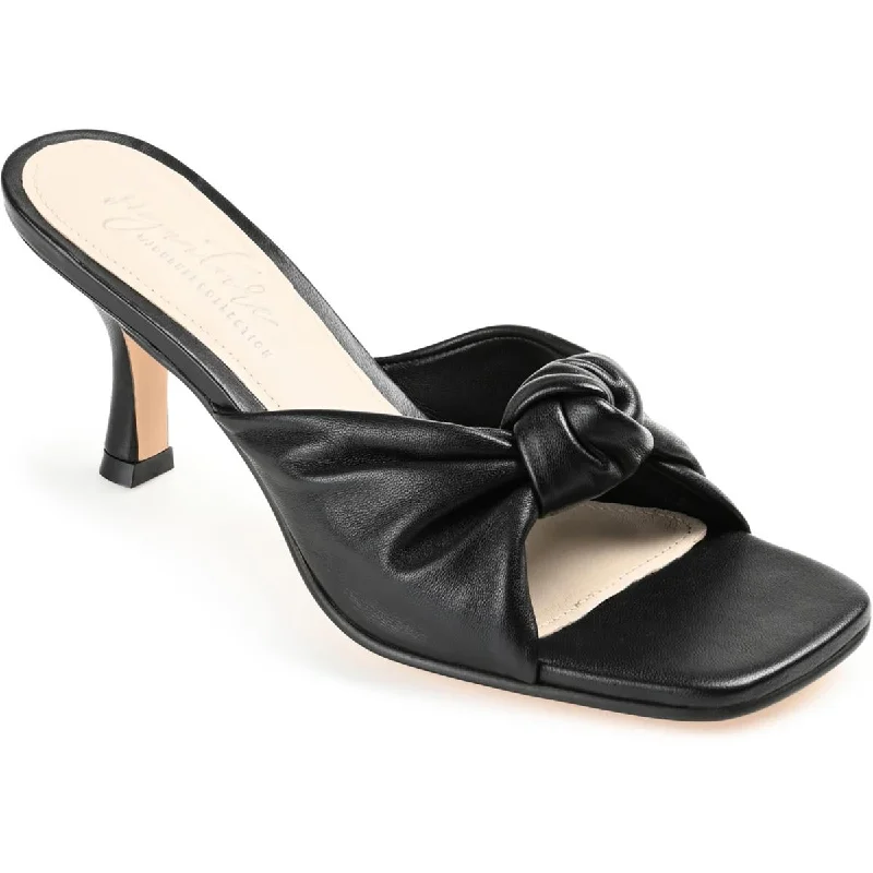 Bold Fashion Journee Signature Womens FINLEE Leather Heels
