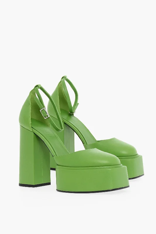 Vibrant Style Promotions 3Juin Leather Ambra Sandals Heel 13 Cm