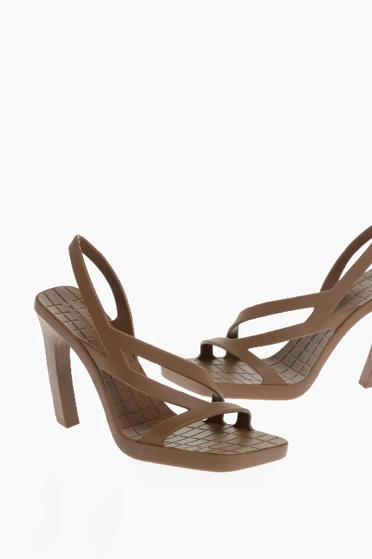 Limited Time Bottega Veneta Rubber Jimbo Sandals Heel 11 Cm