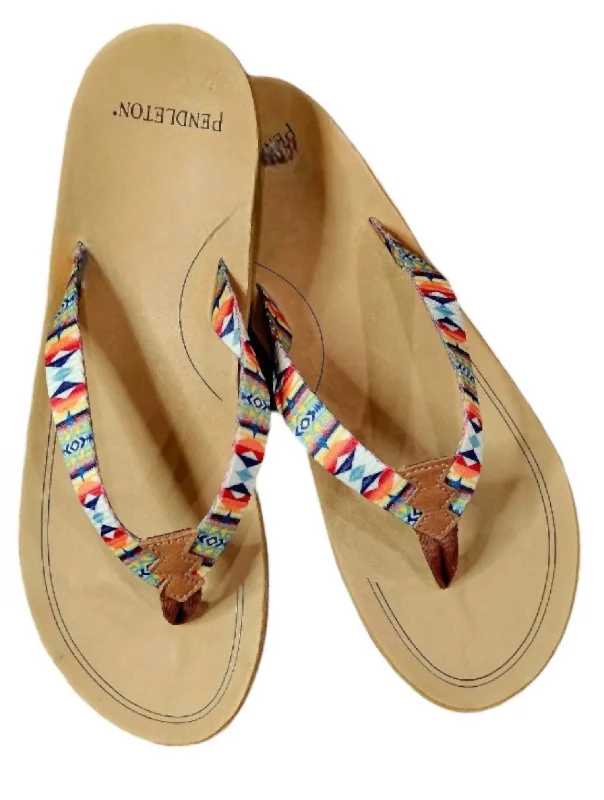 Limited Styles Women's Fire Legend Thong Sandal In Multicolor