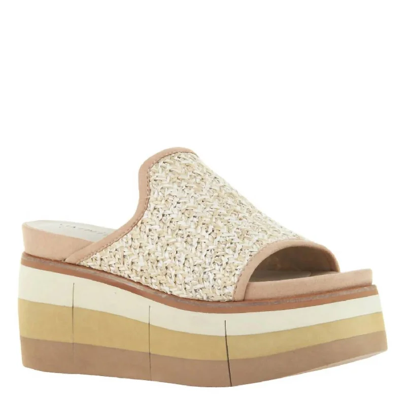 Discount Extravaganza Women's Flocci Platform Sandal In Bei