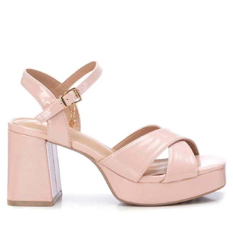 Top Deals Women's Heeled Sandals In Nude