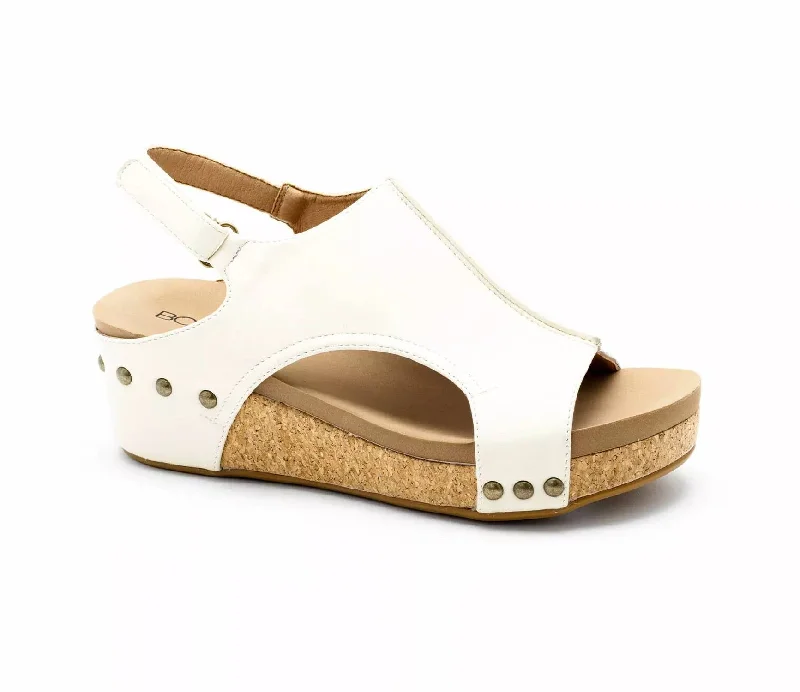 Inspired By You, Designed For You Women's Volta Ii Studded Wedge Sandal In Cream