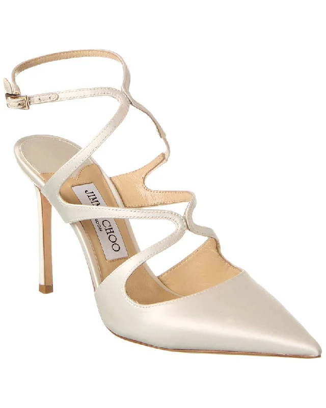 Trendy Flats Sale Jimmy Choo Azia 95 Satin Pump