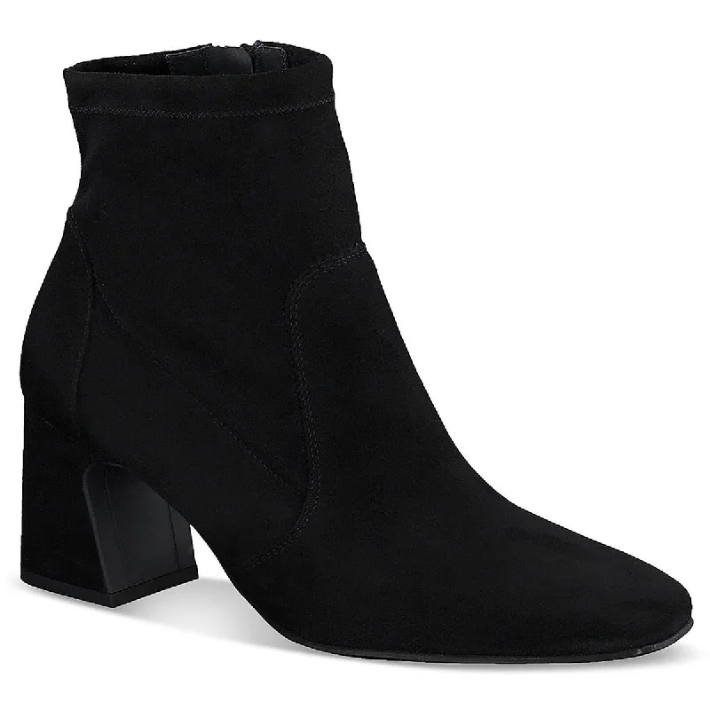 Hot Trends Serena Womens Faux Suede Zipper Booties