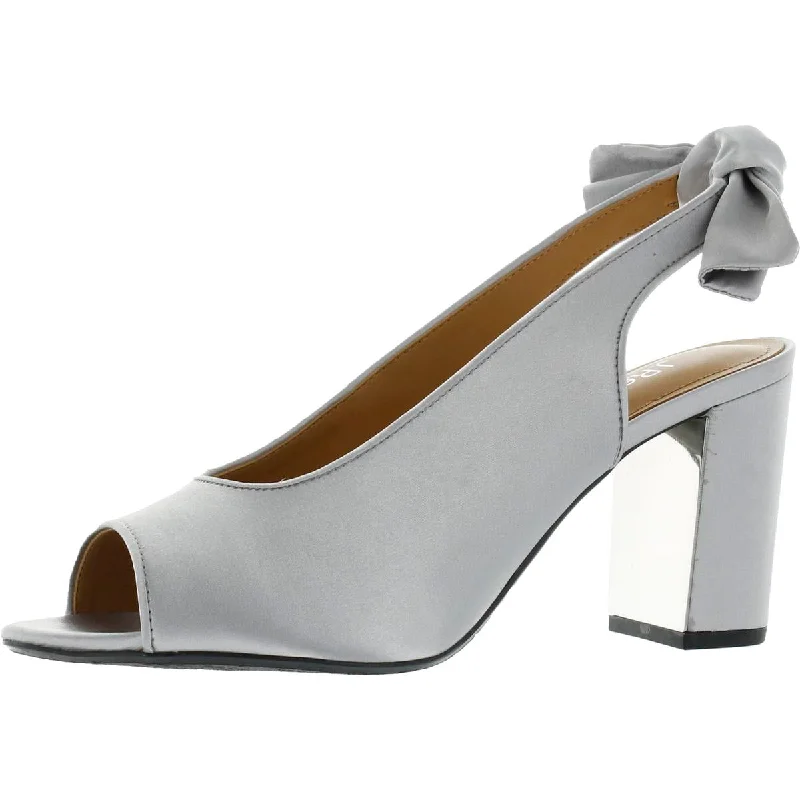 Slip-Resistant Shoes Discount Brietta Womens Satin Dressy Slingback Heels