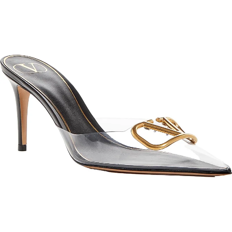 Latest Trends Womens Logo Metallic Pumps