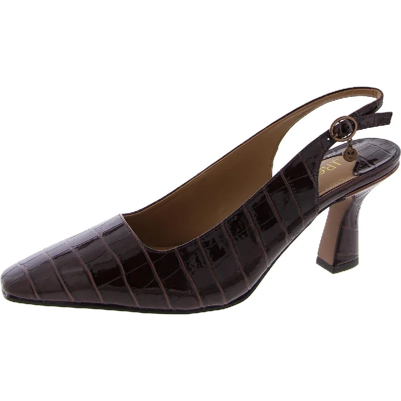 Budget-Friendly Fashion Womens Faux Leather Square Toe Pumps