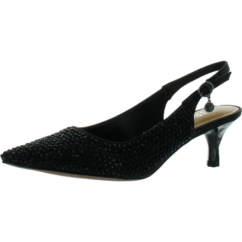Trendy Pulse Womens Ankle Strap Pointed Toe Kitten Heels
