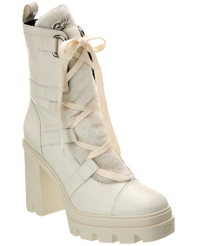 Elegant Style Giuseppe Zanotti Cubalibre 80 Leather Boot