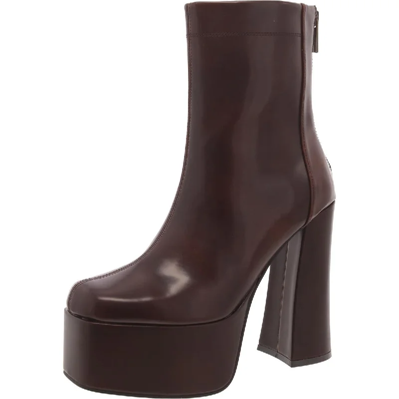 Contemporary Chic Promotions Steve Madden Womens Voyager Faux Leather Zipper Ankle Boots Contemporary Chic Promotions Steve Madden Womens Voyager Faux Leather Zipper Ankle Boots
