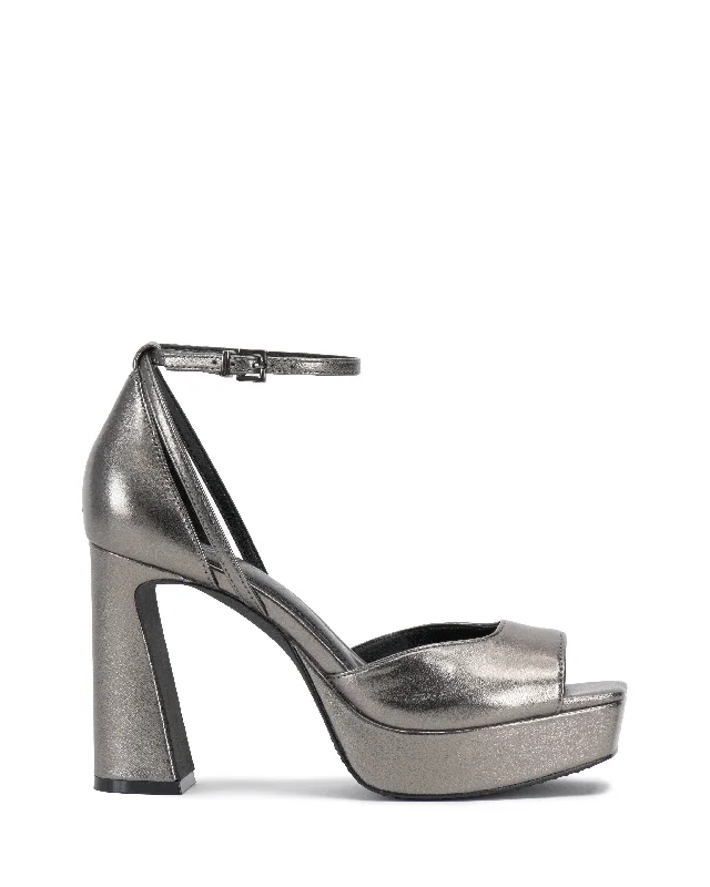 Comfortable Flat Feet Shoes Brenla Ankle Strap Platform Sandal
