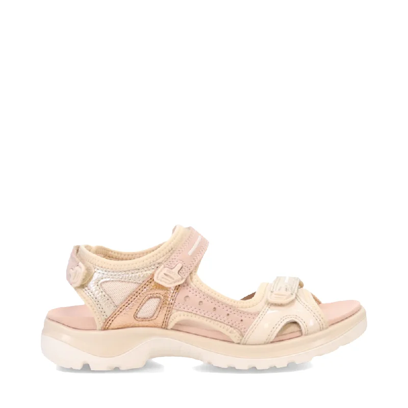 Sale Clearance Ecco Women's Off Road Yucatan Anniversary Edition Sandal in Multi Limestone