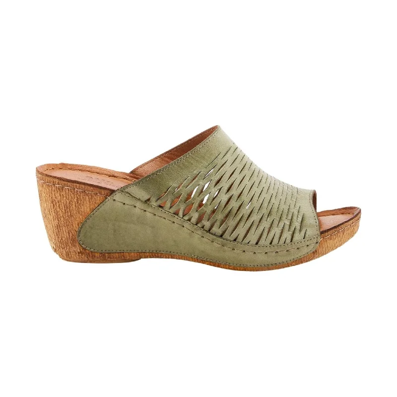 Relaxed Style Spring Step Women's Cunacena Sandal - Olive Green