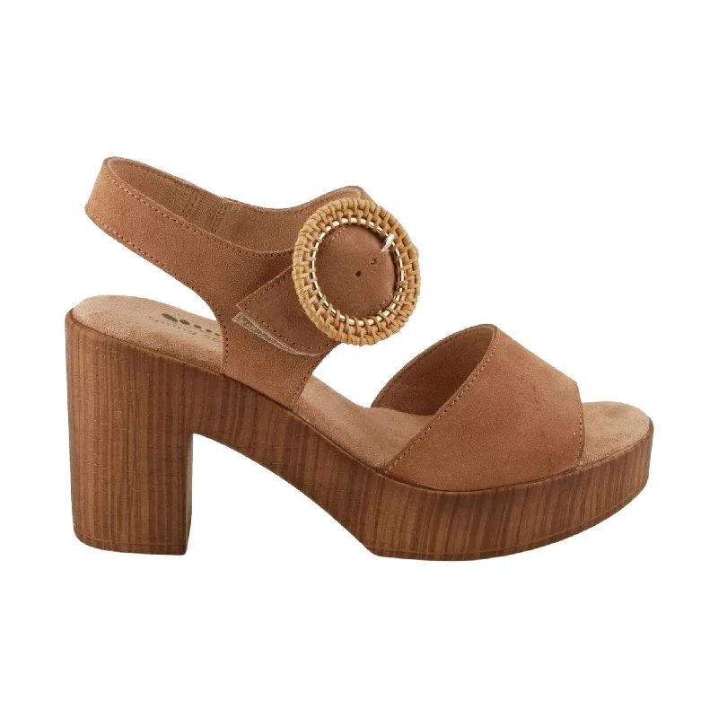 Valentine's Special Spring Step Women's Gamona Sandals - Tan Suede