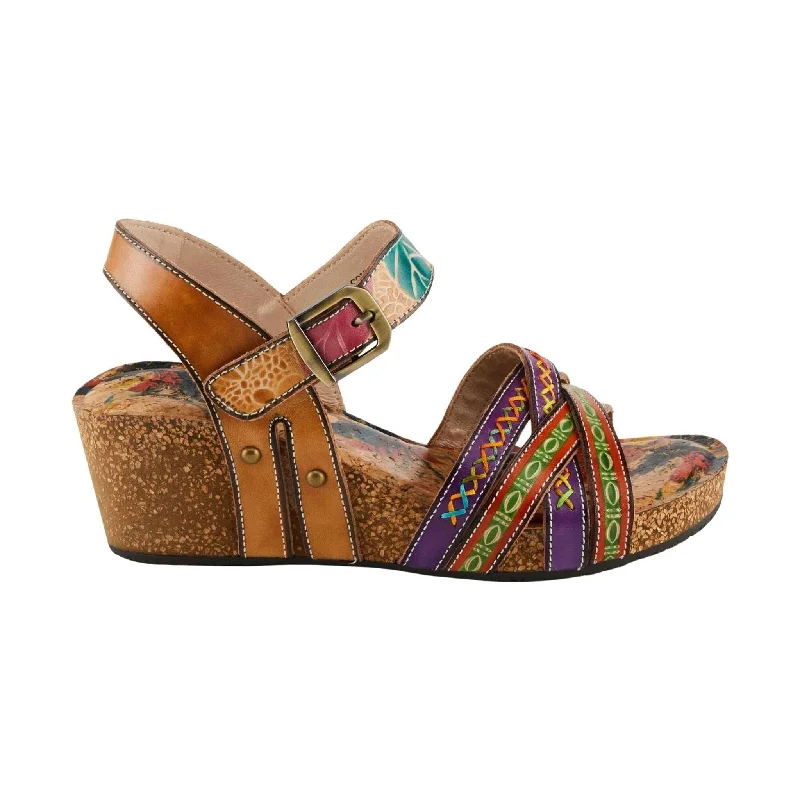 Weekend Exclusive Spring Step Women's L'Artiste Bosquet Sandals - Tan Multi